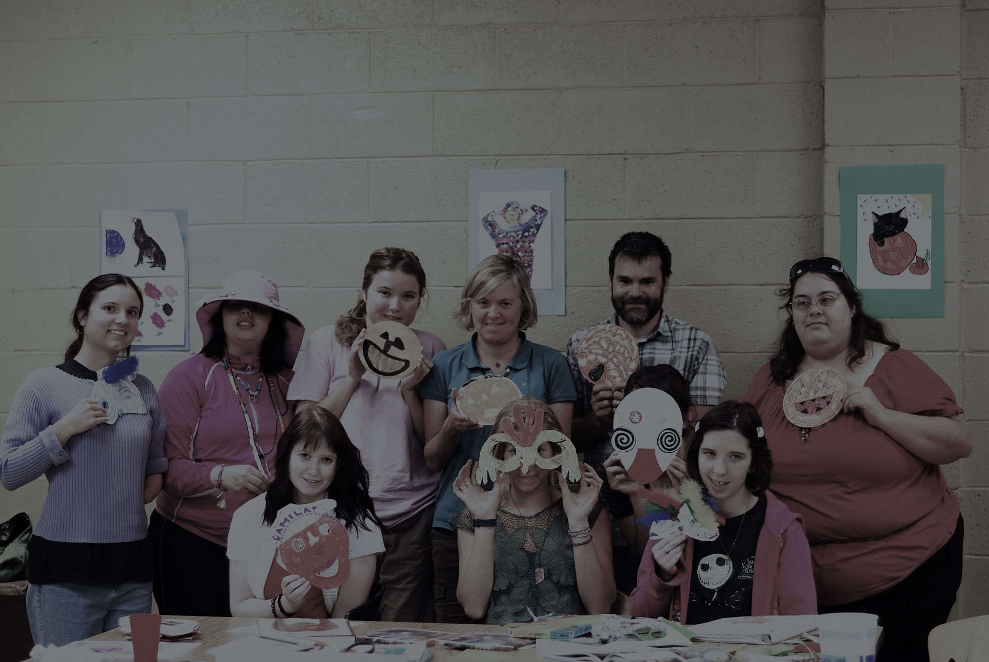 ongoing art activities group shot